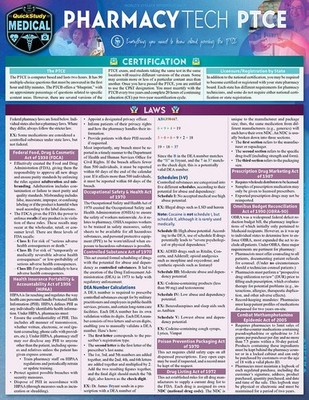 Pharmacy Technician   PTCE: QuickStudy Laminated Reference Guide (Quickstu...