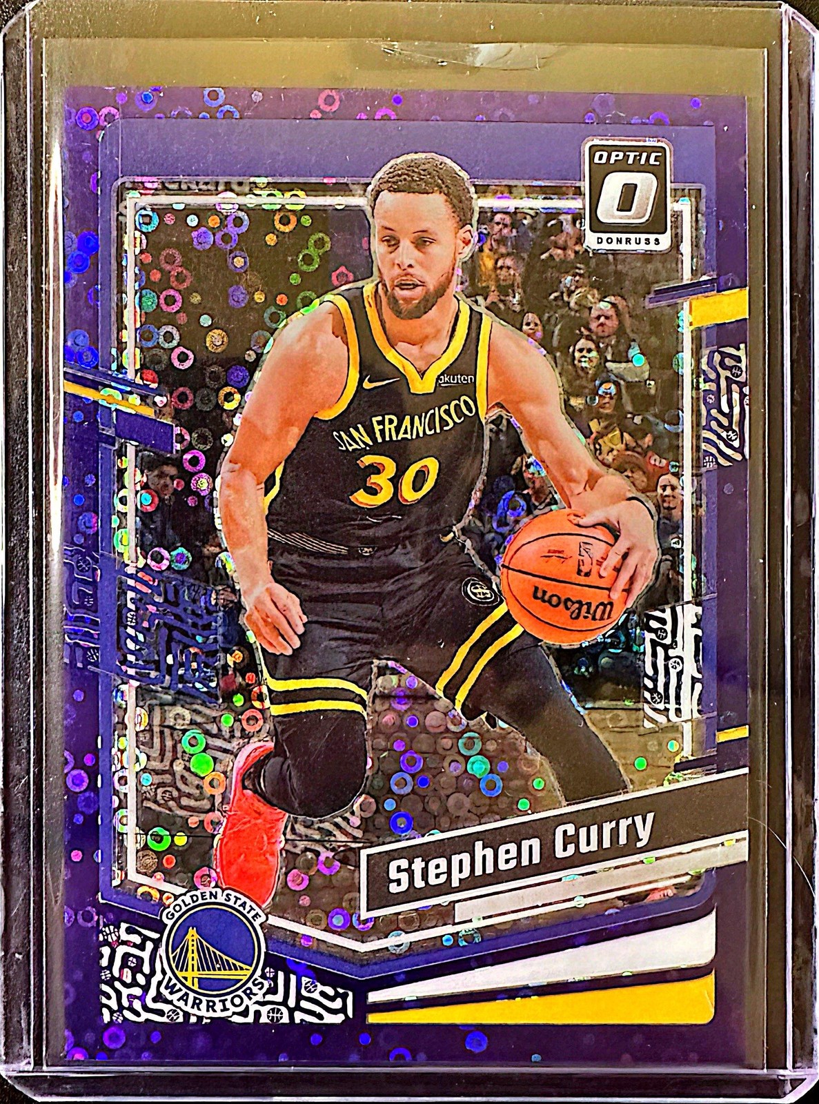 2023-24 Donruss Optic #198 Stephen Curry Fast Break Purple #/99