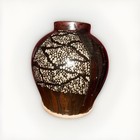 Vintage Gallo de Oro  GTO Mex 11” Multi-glazed Urn/vase studio pottery — photo 9