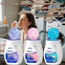 3Pk Mioszzi Laundry Scent Booster Beads, Static for Smoke Odor Eliminator Beads