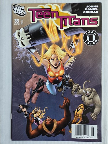 Teen Titans #35 Edicola 1:50 Rara 1.459 Copie 1° App Elephant Man DC 2006 - Foto 2 di 18