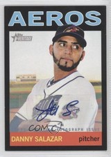 2013 Heritage Minor League Edition Real One Black 12/50 Danny Salazar Auto 3d5