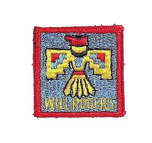 Will Rogers Council OK CP BSA Patch RED Bdr (ZG634)