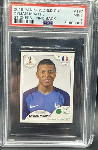 Kylian Mbapp 2018 Panini Kylian Mbapp #197 Pink