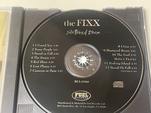 Shuttered Room by the Fixx CD 1982/1996 Fuel Records +2 Bonus Tracks Rare HTF - Picture 2 of 3