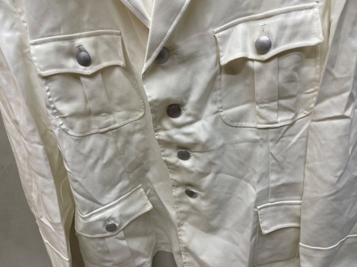 WEISSE SOMMERJACKE OFFIZIER WEHRMACHT LUFTWAFFE FILM MAJOR SCHULTERKLAPPEN 54 - Bild 5 von 14