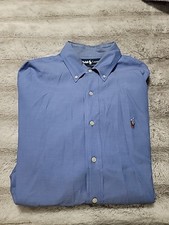 RALPH LAUREN Mens Oxford Blue Shirt 16 1/2 34-35
