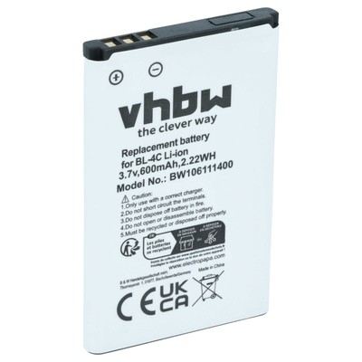 Akku für BLU Samba Q T278X Samba Mini TV2Go T276T Samba TV Samba Elite 600mAh