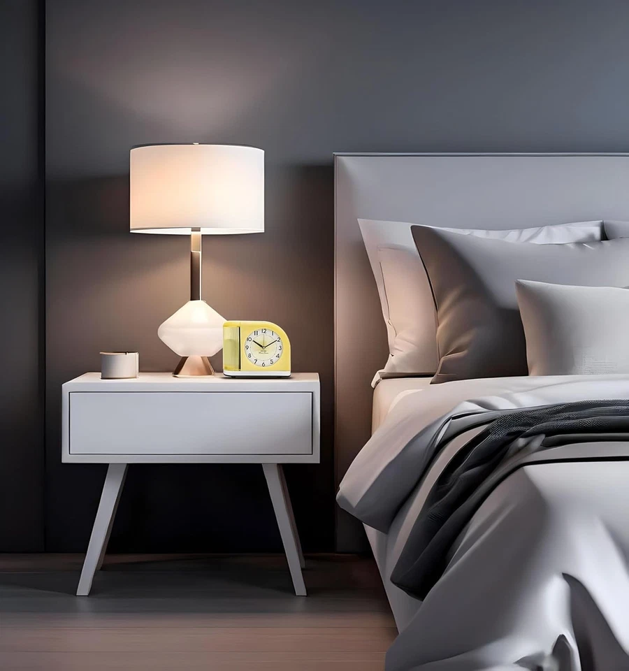 Аналоговый будильник Big Ben лунный луч - винтажный желтый дизайн с зарядкой через USB - Изображение 4 из 4