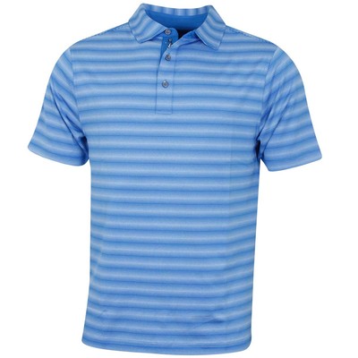 Bobby Jones Herren XH20 Gemischte Ton Streifen Polohemd Golf - Liberty - GRÖSSE