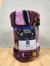 The Big One Oversized Plush Purple Hocus Pocus Halloween Throw Blanket 5'x6' NEW