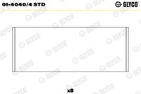 Pleuellager Glyco 01 4040 4 STD FÜR Ford Mazda Morgan