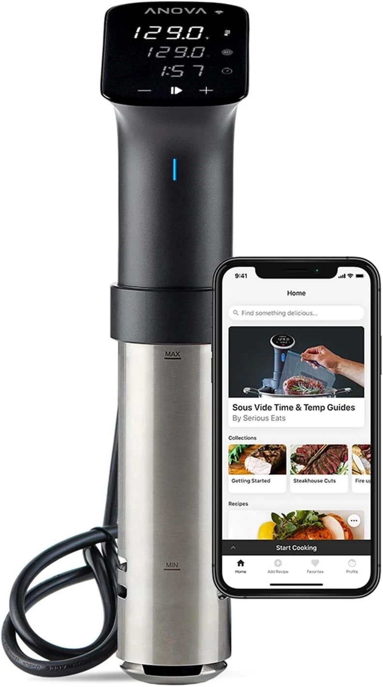 Anova Culinary Sous Vide Precision Cooker Pro, 1200 Watts, Black & Silver
Opens in a new window or t