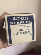 DUO-FAST Staples Box Of 5000 Size 9/16” Number 5018-c
