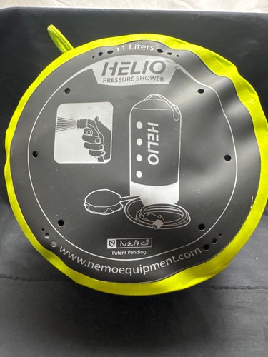 Nemo Helio Pressure Shower 11L Portable Camp Shower w/ Foot Pump - Used Works