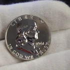 1961 US Proof Silver Franklin Half 50c Nice Coin