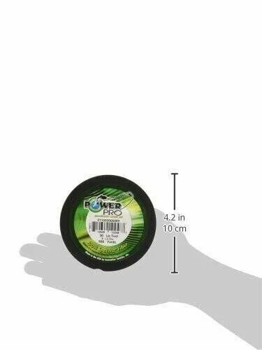 Fil De Pêche Tressé Power Pro Spectra, Jaune Fluo, 300YD/10LB - Photo 3/4