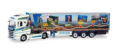Herpa HE071536 1/50 Scania CS 20 HD Semirremolque De Lona Modelo De Coche - Imagen 2 de 6