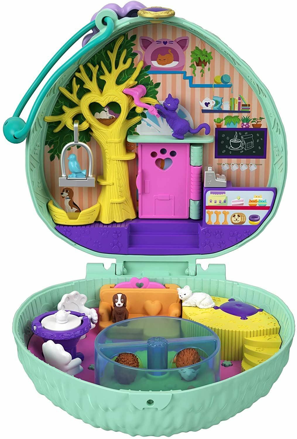 Polly Pocket - Polly Café Dos Bichinhos - Mattel Fch04 