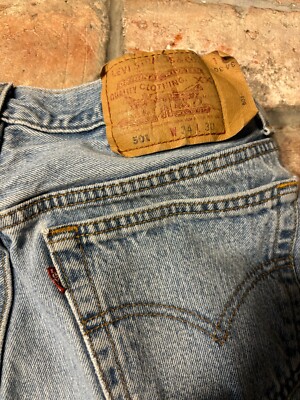 Vintage 1995 501 Levi's Made in USA tagged 34x30 | eBay