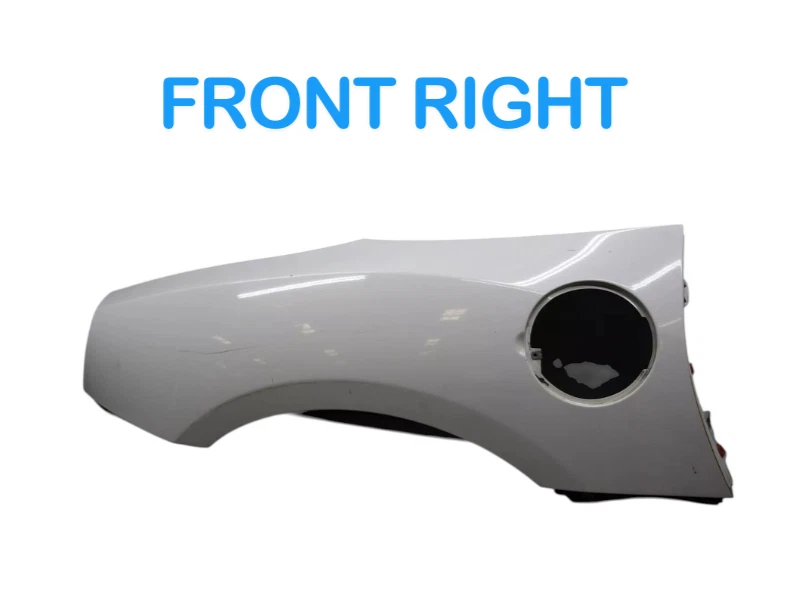 03-08 BMW Z4 Guardabarros trasero derecho lado pasajero panel de ala blanco OEM 41357151640 Foto 2 de 4