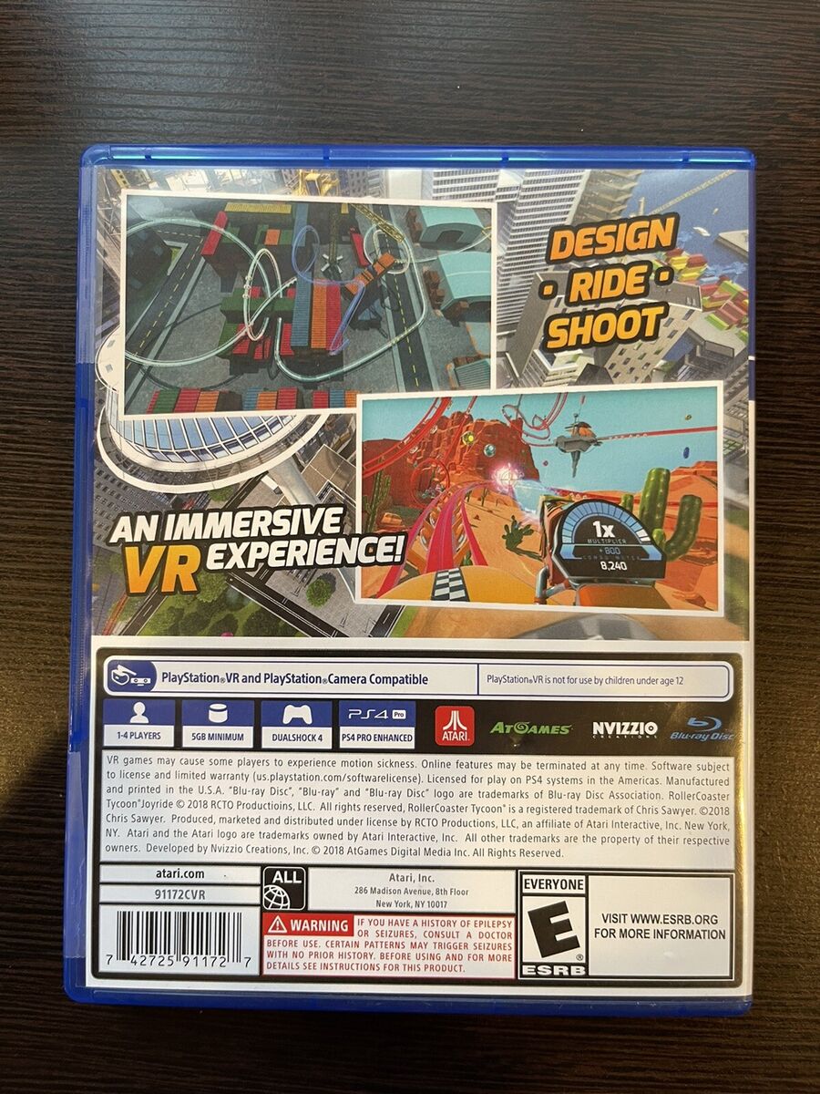 RollerCoaster Tycoon Joyride PSVR - PlayStation 4, PlayStation 4