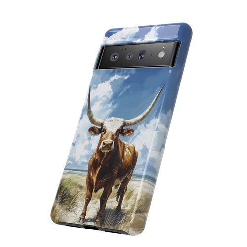 Bull Horns Blue Sky - Phone Ink Cover Case for iPhone, Galaxy, Pixel - 第 167/281 張圖片