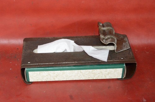 Vtg 1950s Buick Under Dash Swing Out Tissue Box Holder Dispenser GM Accessory - Picture 6 of 14