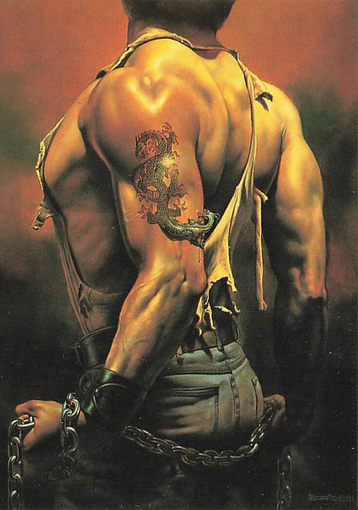 1991 Comic Images Boris Vallejo Tattoo #34 | eBay