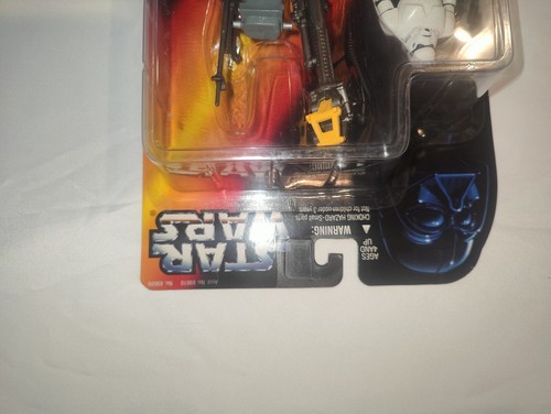 1996 Kenner, Star Wars, Deluxe Crowd Control Stormtrooper, NIP New on Card Rare - Picture 11 of 11