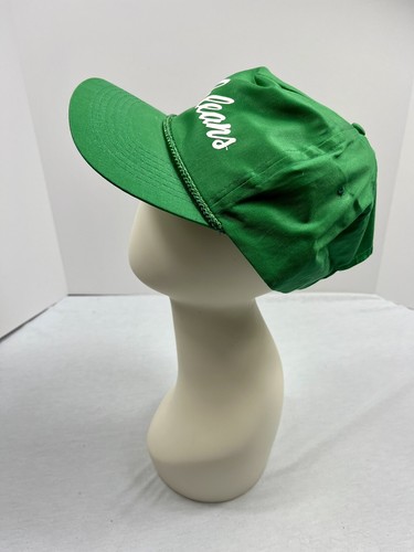 New Orleans Seil Mütze Vintage grün SELTEN verstellbarer Verschluss Reißverschluss 100 % Baumwolle Kappe - Bild 4 von 7