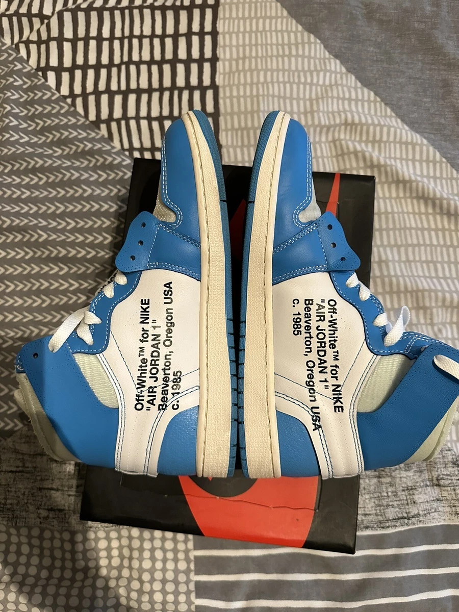 Off white jordan deals 1 unc zip tie
