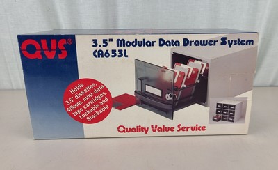 QVS 3.5'' Modular Data Drawer System CA653L for 3.5'' Diskettes