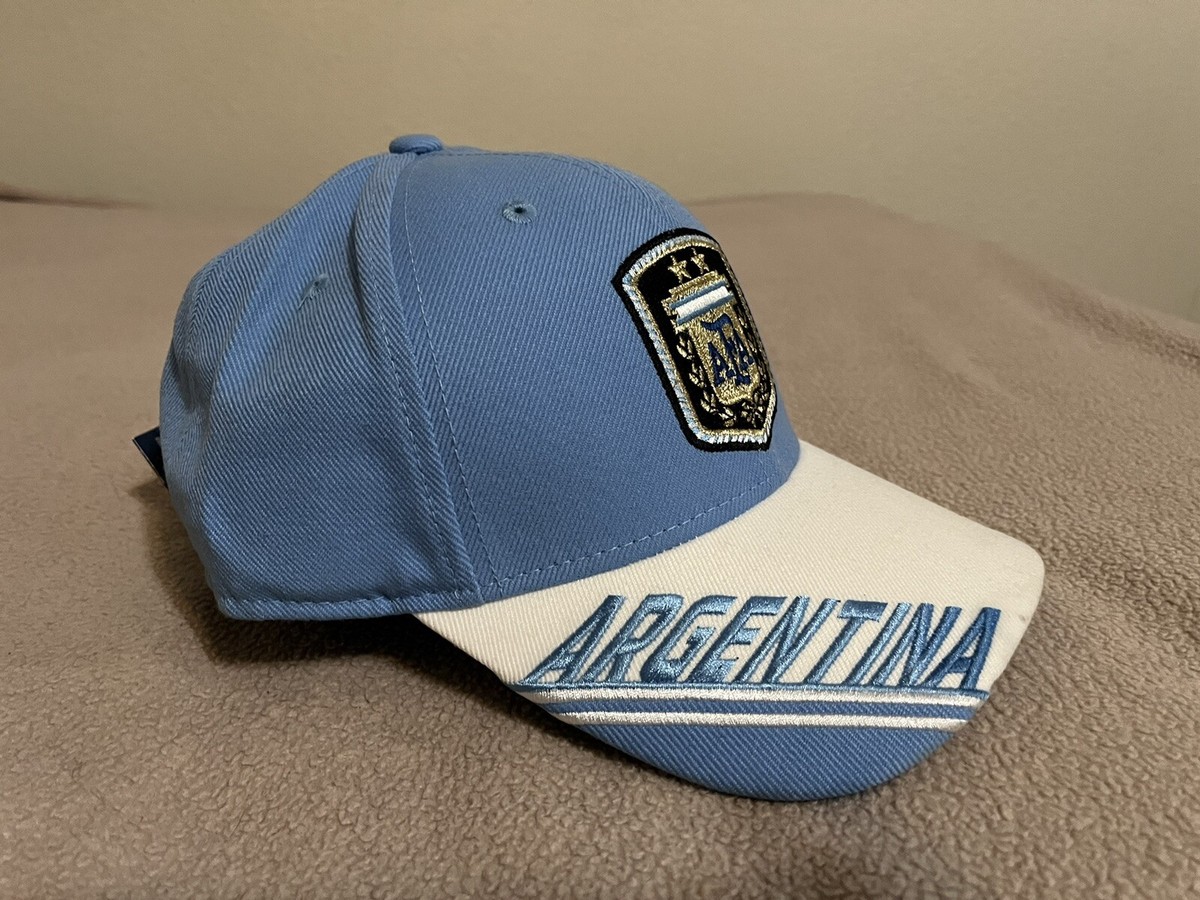 NWT Adidas Team Argentina 2014 Brazil World Cup Hat Cap AFA FIFA