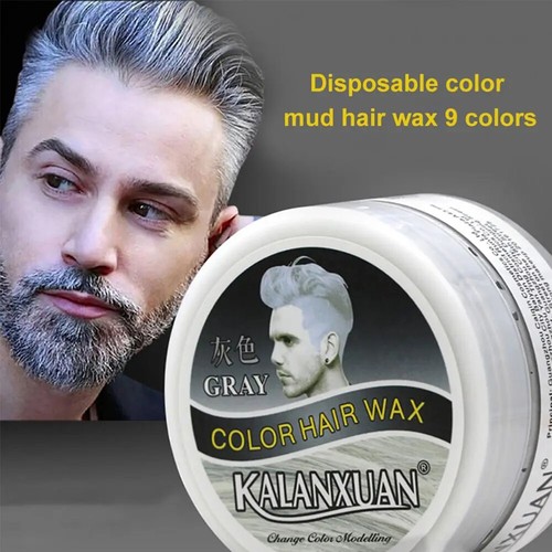 Cera Per Lo Styling Tintura Temporanea Per Capelli Fango Crema Lavabile & - Foto 11 di 20