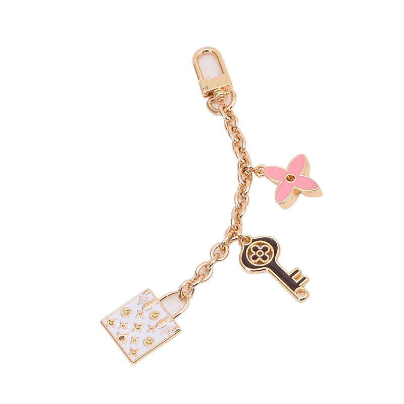 Purse Handbag DIY Metal Clover Charm Decorative Chain Pendant Bag Accessories