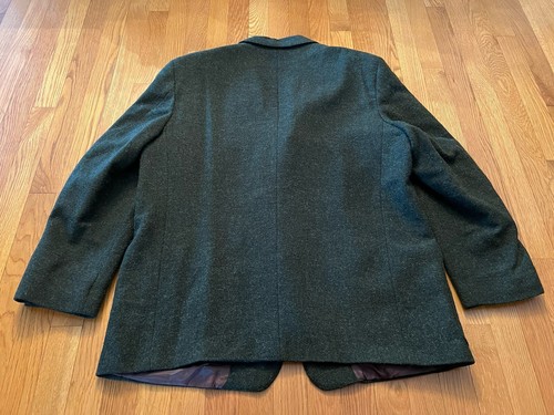 J. Blazer Chaqueta Abrigo Crew Oarsman Lana Alpaca Talla XL Verde - Imagen 11 de 11
