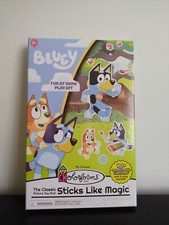 NIB Bluey Original Colorforms Picture Toy Sticks Like Magic Play At Home Scenes