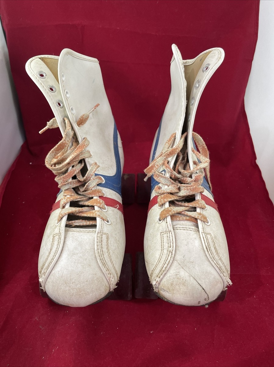Roues En Uréthane Bleu Vintage Pour Patins Roller Derby - Taille 9 (Ref. 982 / 642)