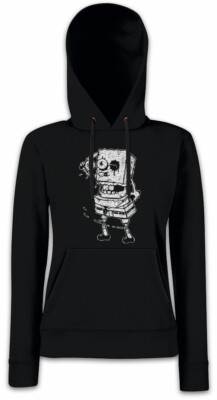 Sponge Rob Damen Hoodie Sweatshirt Fun Halloween The Zombie Bob Walking Dead