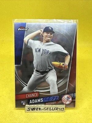 2019 Topps Finest - CHANCE ADAMS / New York Yankees #83 ROOKIE / RC CHROME CARD - Bild 1 von 3