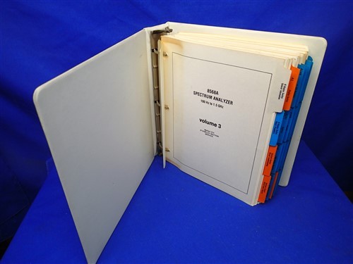 HP 8568A SPECTRUM ANALYZER OPERATING AND SERVICE MANUAL VOLUME 3 | eBay