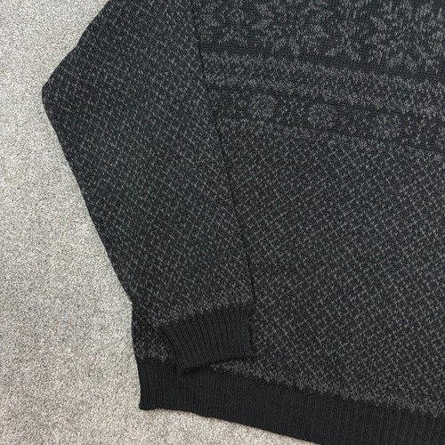 Vintage Basic Editions Sweater Mens Large Pullover Knit Geometric Grandpa Cosby - Picture 3 of 6