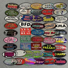 Vintage Socially Hazardous Sticker Decal Bumper Skateboard Laptop Funny Humor