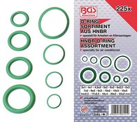 Hnbr O-Ring-225-Tlg Dichtring Dichtungsringe Satz Klimaleitungen Gummi Dichtung