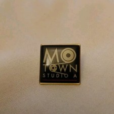 Vintage Motown Studio A Enameled Lapel Hat Pin Brooch Made In USA Memorabilia