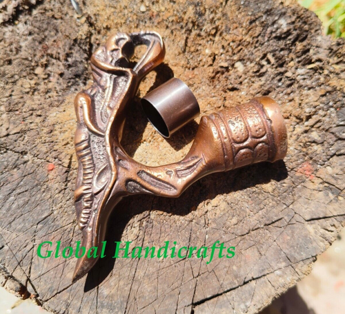 Nautisch Antik Kupferoberfläche Trendy Look Drachen Gehstock Griff - Bild 7 von 8