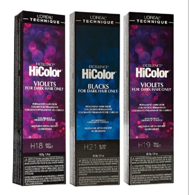 Перманентная краска для волос LOREAL Excellence HICOLOR, 1,74жидких унции