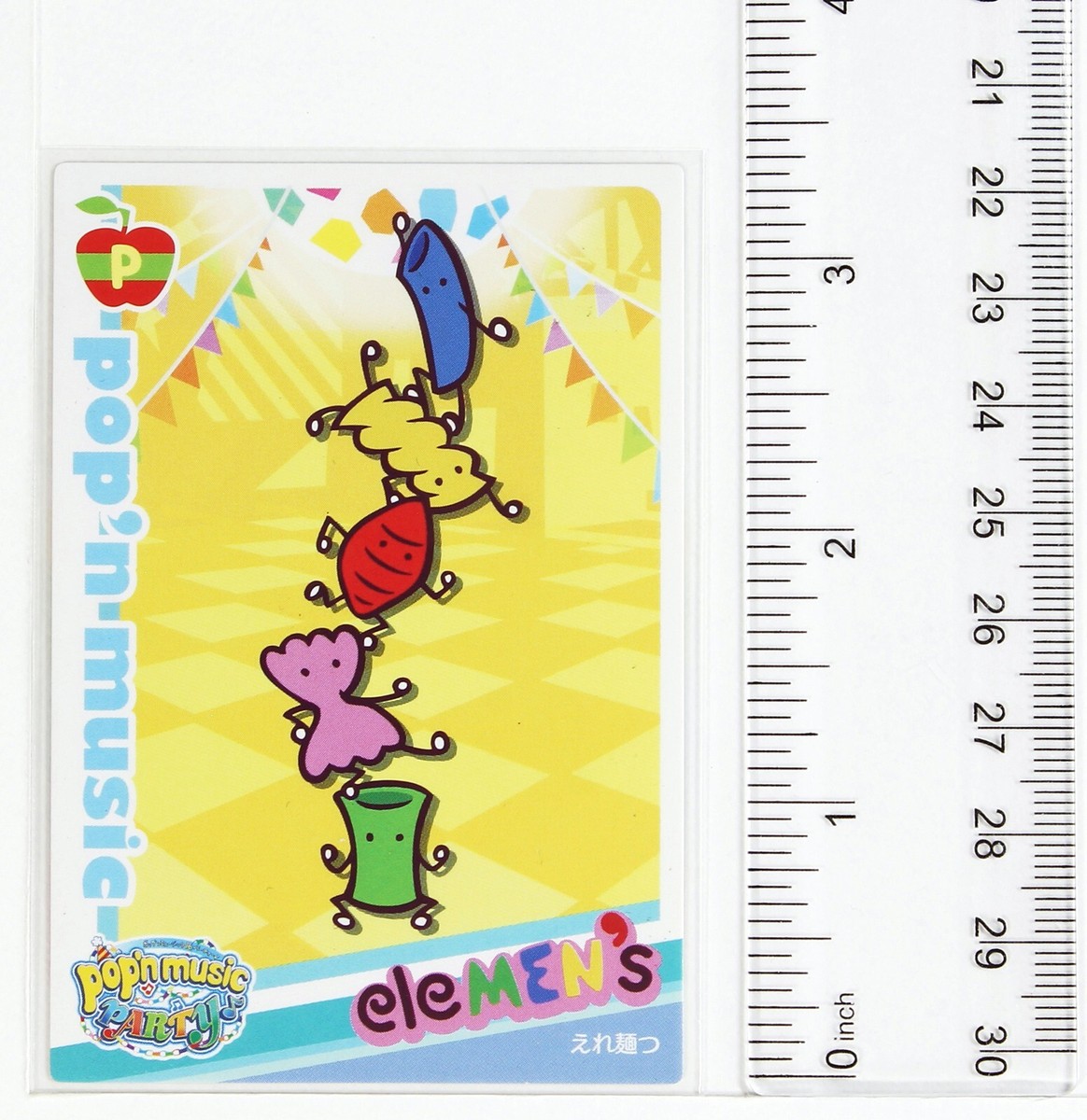 Pop'n Music Card PD19N040 Elemens KONAMI Japan Game