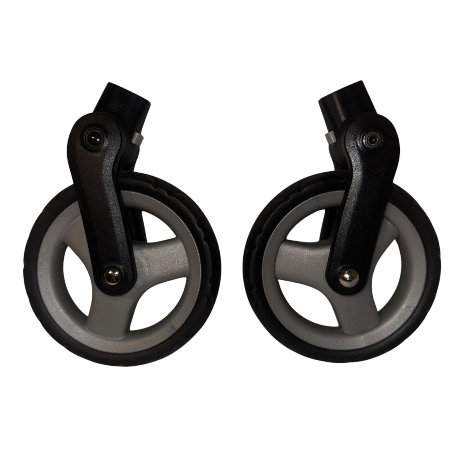 Graco 1934883 SnugRider Elite Car Seat Carrier Stroller Set 2 Front Wheels Part